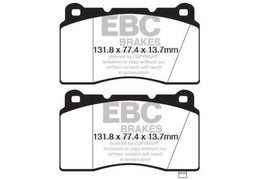 EBC 09+ Hyundai Genesis Coupe 2.0 Turbo (Brembo) Yellowstuff Front Brake Pads - Corvette Realm