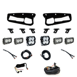 Baja Designs 21-25 Ford Bronco Squadron 2.0 Pro (Spot) / S2 Sport D/C W/C FPK Steel Bmpr w/UP -Clear
