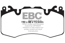 Load image into Gallery viewer, EBC 13+ Land Rover Range Rover 3.0 Supercharged Extra Duty Front Brake Pads - Corvette Realm