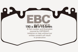 EBC 13+ Land Rover Range Rover 3.0 Supercharged Extra Duty Front Brake Pads - Corvette Realm