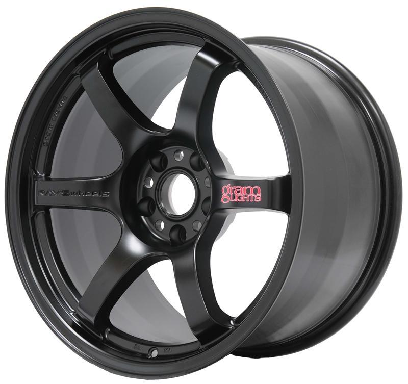 Gram Lights 57DR 17x9.0 +22 5-114.3 Semi Gloss Black Wheel - Corvette Realm