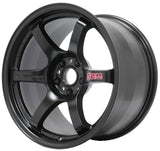 Gram Lights 57DR 17x9.0 +22 5-114.3 Semi Gloss Black Wheel