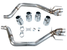 Load image into Gallery viewer, AWE Tuning 05-07 C6 Chevrolet Corvette 6.0L Track Edition Axleback Exhaust w/ Chrome Silver Tips