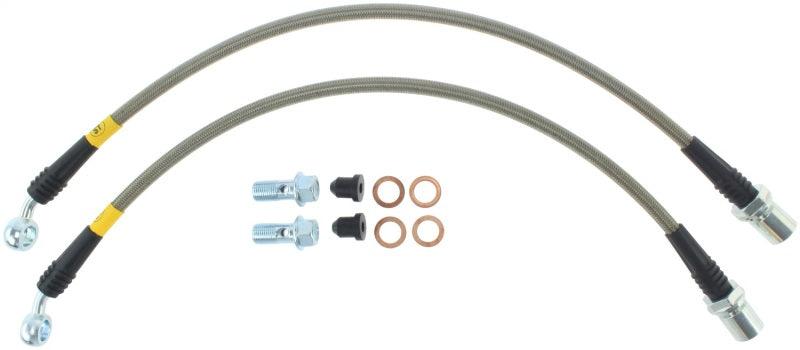 StopTech 01-06 Lexus LS430 Front Stainless Steel Brake Lines - Corvette Realm