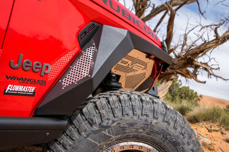 DV8 Offroad 2018+ Jeep Wrangler JL Armor Fenders w/ LED Turn Signal Lights - Corvette Realm