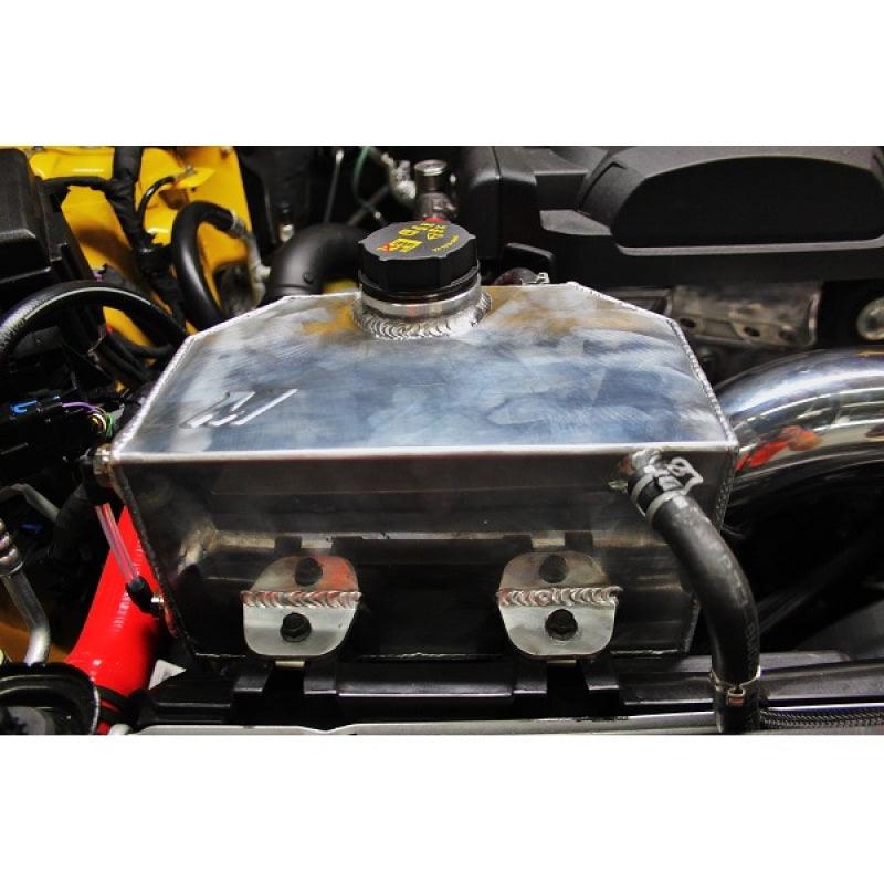 Mishimoto 2015 Ford Mustang EcoBoost / 3.7L / 5.0L Aluminum Coolant Expansion Tank-Polished - Corvette Realm