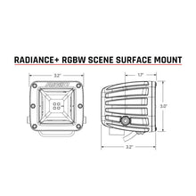 Load image into Gallery viewer, Rigid Industries Radiance+ Scene RGBW Surface Mount - Pair - Corvette Realm