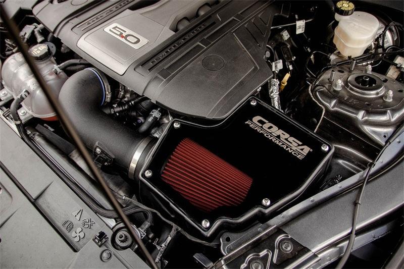Corsa Air Intake DryTech 3D Closed Box 18-20 Ford Mustang GT 5.0L V8 - Corvette Realm