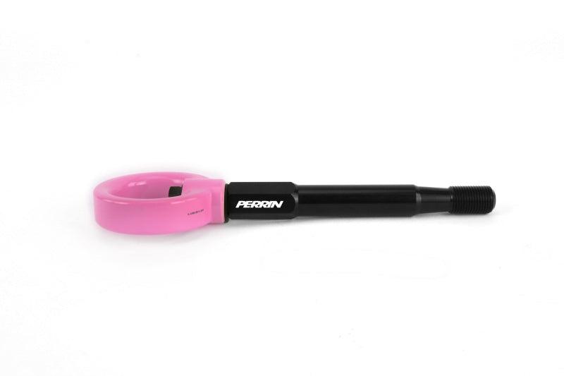 Perrin 15-19 Subaru WRX/STI Tow Hook Kit (Rear) - Hyper Pink - Corvette Realm