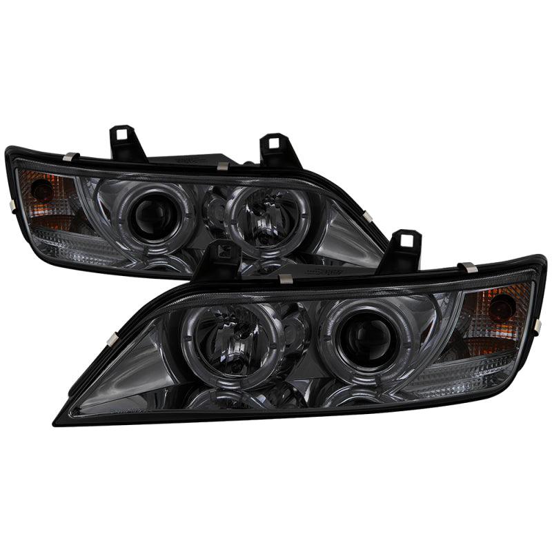 Spyder BMW Z3 96-02 Projector Headlights LED Halo Smoke High H1 Low H1 PRO-YD-BMWZ396-HL-SM - Corvette Realm