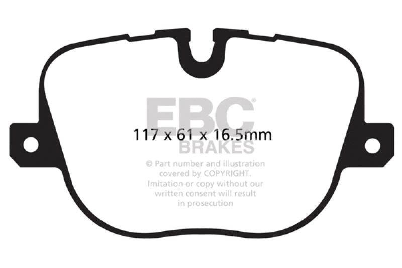 EBC 10-12 Land Rover Range Rover 5.0 Supercharged Greenstuff Rear Brake Pads - Corvette Realm