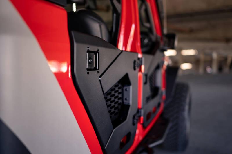 DV8 Offroad 18-22 Jeep Wrangler JL/JT Spec Series Half Doors - Rear Set - Corvette Realm