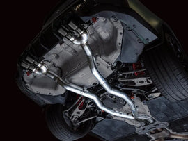 AWE Track Edition Catback Exhaust for BMW G8X M3/M4 - Diamond Black Tips - Corvette Realm