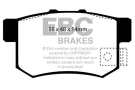 EBC 02-04 Honda CR-V 2.4 Greenstuff Rear Brake Pads - Corvette Realm