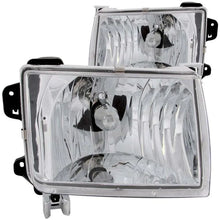 Load image into Gallery viewer, ANZO 1998-2000 Nissan Frontier Crystal Headlights Chrome - Corvette Realm