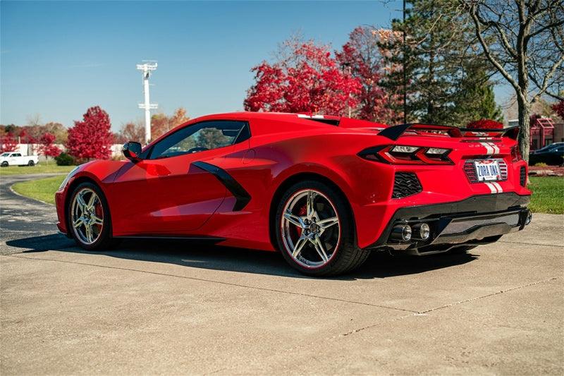 Corsa 20-23 Chevrolet Corvette C8 RWD 3in Valved Cat-Back w/ 4.5in Carbon Fiber Polished Tips - Corvette Realm