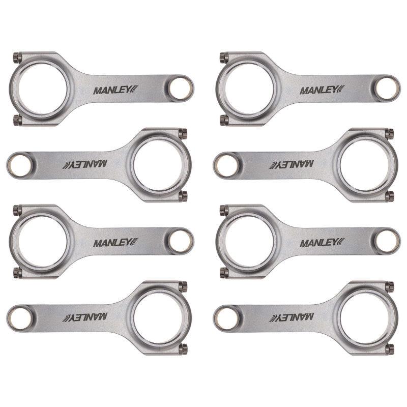 Manley Chevy Small Block LS Series 6.125in H Beam Connecting Rod Set - Corvette Realm