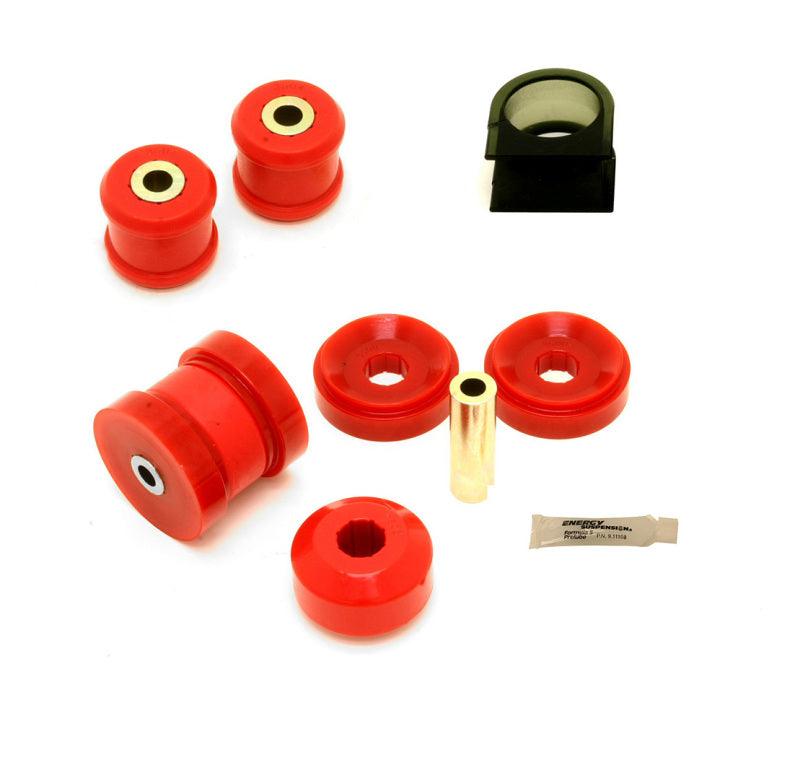 BMR 10-15 5th Gen Camaro Front Suspension Bushing Kit (BK008 BK018 BK019) - Black/Red - Corvette Realm