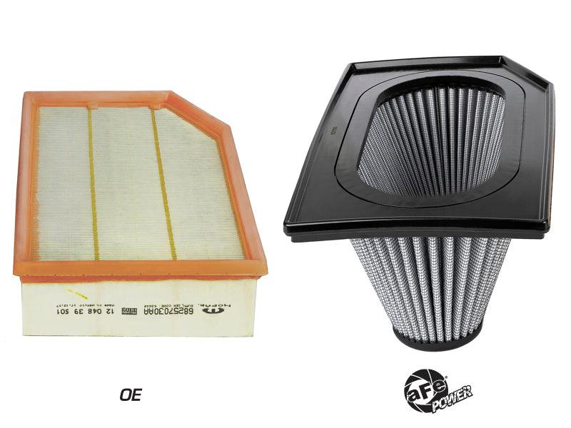 aFe Magnum FLOW PRO DRY S Inverted Air Filter 18-19 Jeep Wrangler (JL) I4-2.0L(t) - Corvette Realm