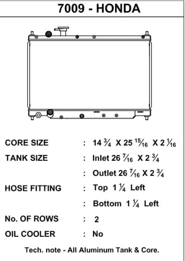 CSF 00-10 Honda S2000 Radiator - Corvette Realm