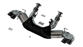 Borla 20-25 C8 Corvette 6.2L V8 AT w/o NPP 3in ATAK Catback Exhaust - Black Chrome Tips