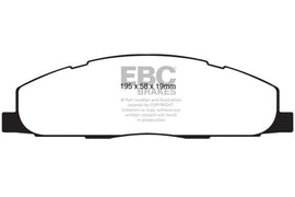 EBC 09-11 Dodge Ram 2500 Pick-up 5.7 2WD/4WD Greenstuff Rear Brake Pads - Corvette Realm