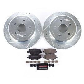 Power Stop 07-17 Jeep Wrangler Rear Z23 Evolution Sport Brake Kit - Corvette Realm
