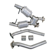 Load image into Gallery viewer, BBK 96-98 Mustang 4.6 GT High Flow X Pipe With Catalytic Converters - 2-1/2 - Corvette Realm