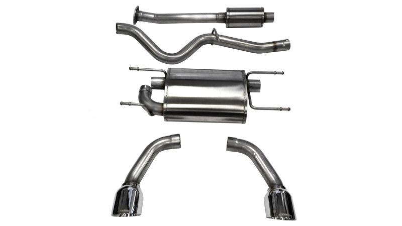Corsa 12-14 Scion FRS / Subaru BRZ Polished Sport Cat-Back Exhaust - Corvette Realm