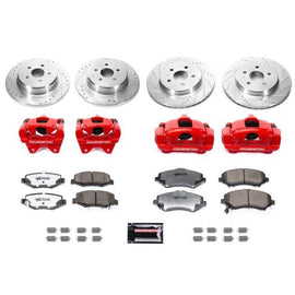 Power Stop 07-17 Jeep Wrangler Front & Rear Big Brake Conversion Kit - Corvette Realm