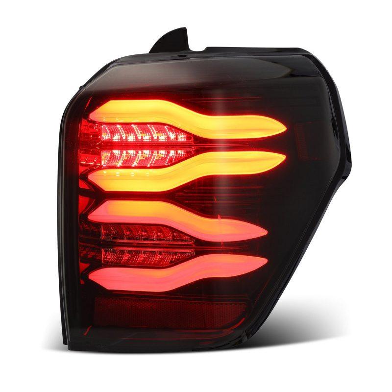 AlphaRex 10-21 Toyota 4Runner PRO-Series LED Tail Lights Jet Black - Corvette Realm