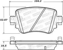 Load image into Gallery viewer, StopTech 14-19 Volkswagen GTI Rear Street Brake Pads w/Shims - Corvette Realm