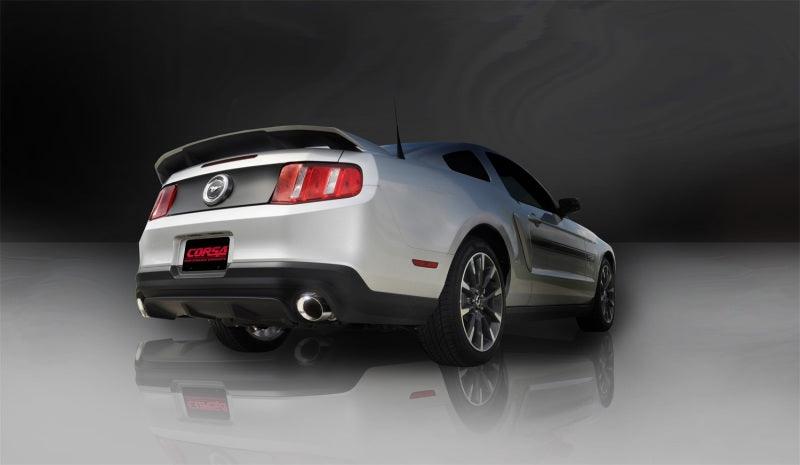 Corsa 11-14 Ford Mustang GT/Boss 302 5.0L V8 Polished Xtreme Axle-Back Exhaust - Corvette Realm