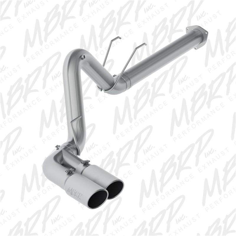 MBRP 17-25 Ford F250/350/450 6.7L 4in Filter Back Single Side Dual Exit T409 Exhaust System