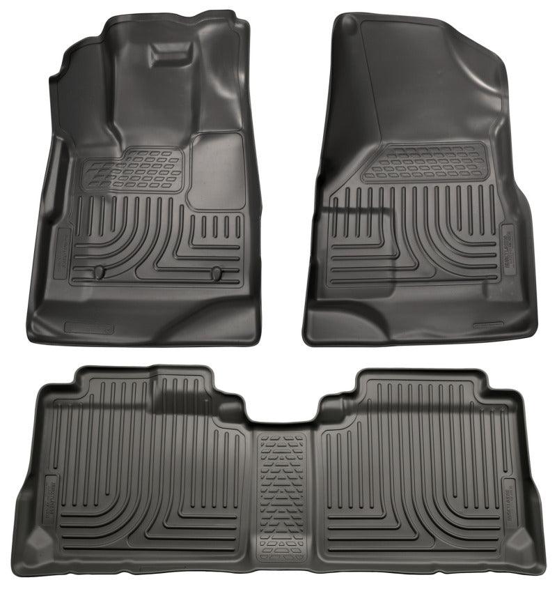 Husky Liners 10-12 Chevy Equinox/GMC Terrain WeatherBeater Combo Black Floor Liners - Corvette Realm