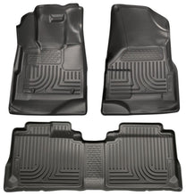 Load image into Gallery viewer, Husky Liners 10-12 Chevy Equinox/GMC Terrain WeatherBeater Combo Black Floor Liners - Corvette Realm