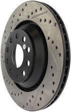 Load image into Gallery viewer, StopTech 09 VW Passat CC / 06-09 Passat Slotted &amp; Drilled Right Rear Rotor - Corvette Realm