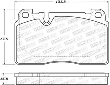 Load image into Gallery viewer, StopTech 07-15 Audi Q7 Street Performance Front Brake Pads - Corvette Realm