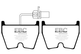 EBC 06-09 Audi RS4 4.2 (Cast Iron Rotors) Redstuff Front Brake Pads - Corvette Realm