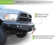 Load image into Gallery viewer, DV8 Offroad 10-14 Dodge Ram 2500/3500 Front Bumper - Corvette Realm