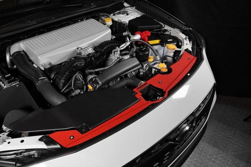 Perrin 22-23 Subaru WRX Radiator Shroud - Red Wrinkle - Corvette Realm