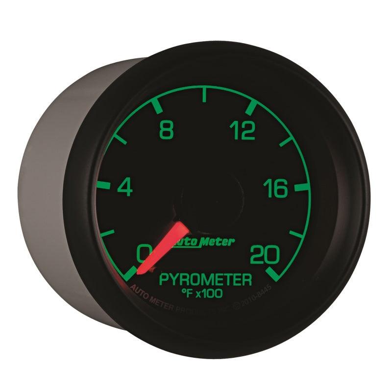 Autometer Factory Match Ford 52.4mm Full Sweep Electronic 0-2000 Deg F EGT/Pyrometer Gauge - Corvette Realm