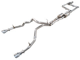AWE Tuning 2025+ RAM 1500 RHO 3.0 I6 TT 0FG Dual Rear Exit Catback Exhaust - Chrome Silver Tips