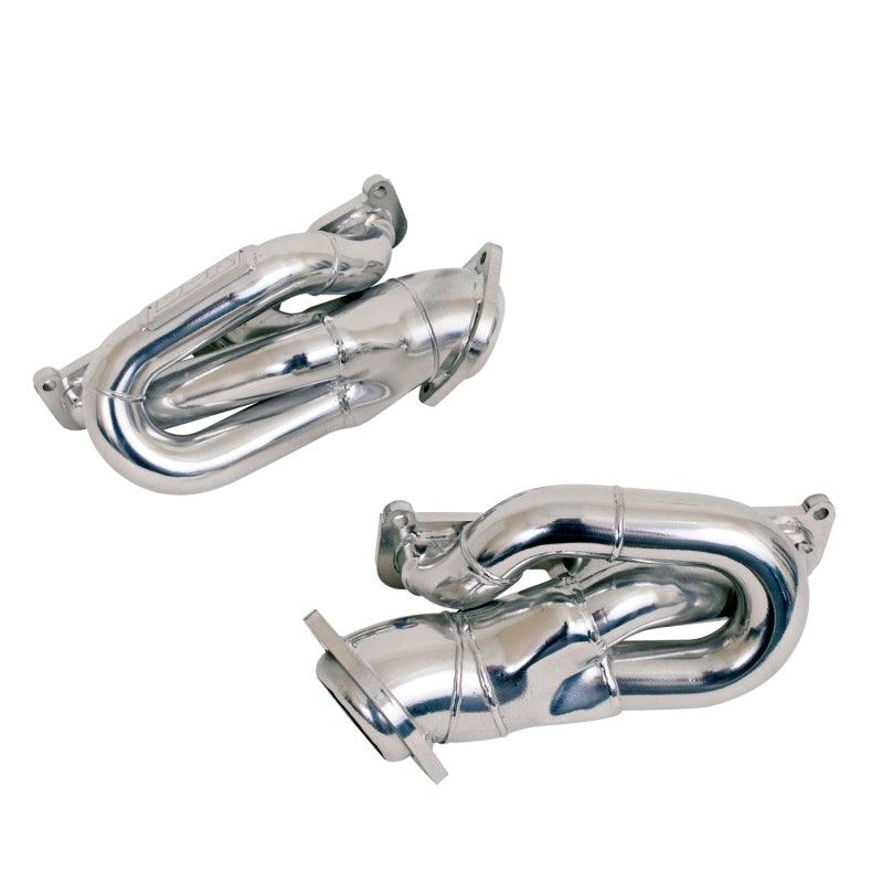 BBK 11-15 Ford Mustang 3.7L Shorty Tuned Length Headers - 1-5/8 Silver Ceramic (CARB EO 11-14 Only) - Corvette Realm