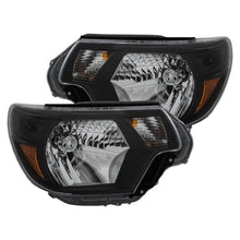 Load image into Gallery viewer, ANZO 2012-2015 Toyota Tacoma Crystal Headlights Black - Corvette Realm