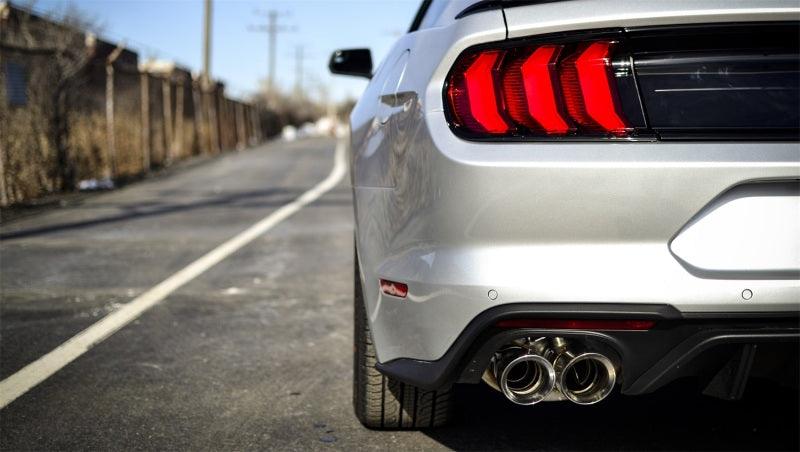 Corsa 2018+ Ford Mustang GT Fastback 5.0L 3in Sport Axle-Back Exhaust w/ 4in Black Tips - Corvette Realm