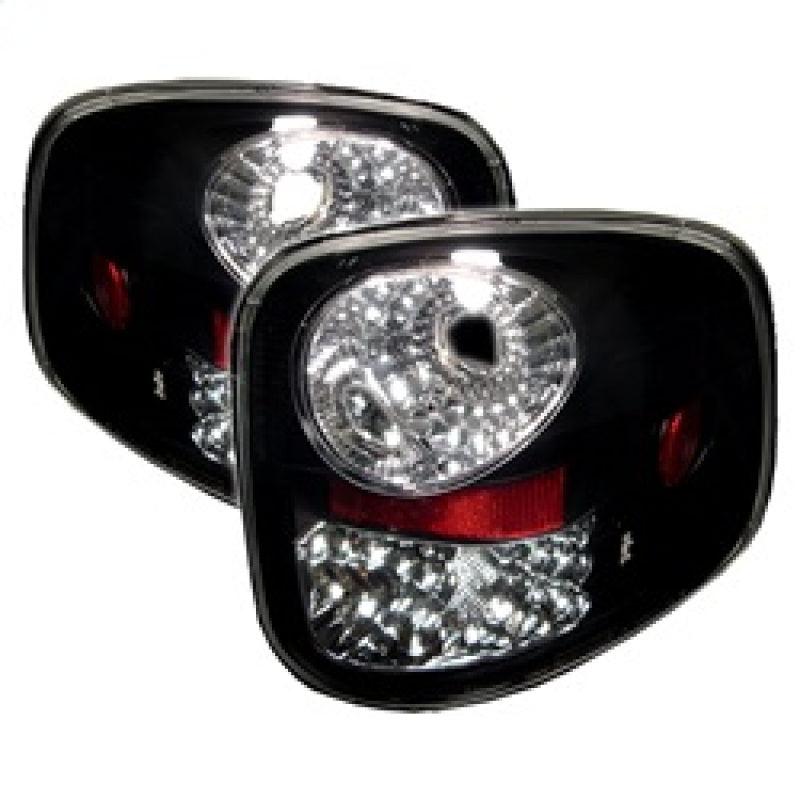 Spyder Ford F150 Flareside 97-03 LED Tail Lights Black ALT-YD-FF15097FS-LED-BK - Corvette Realm