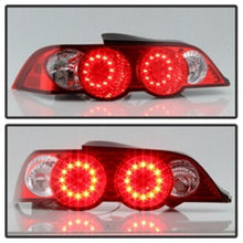 Load image into Gallery viewer, Spyder Acura RSX 02-04 LED Tail Lights Red Clear ALT-YD-ARSX02-LED-RC - Corvette Realm