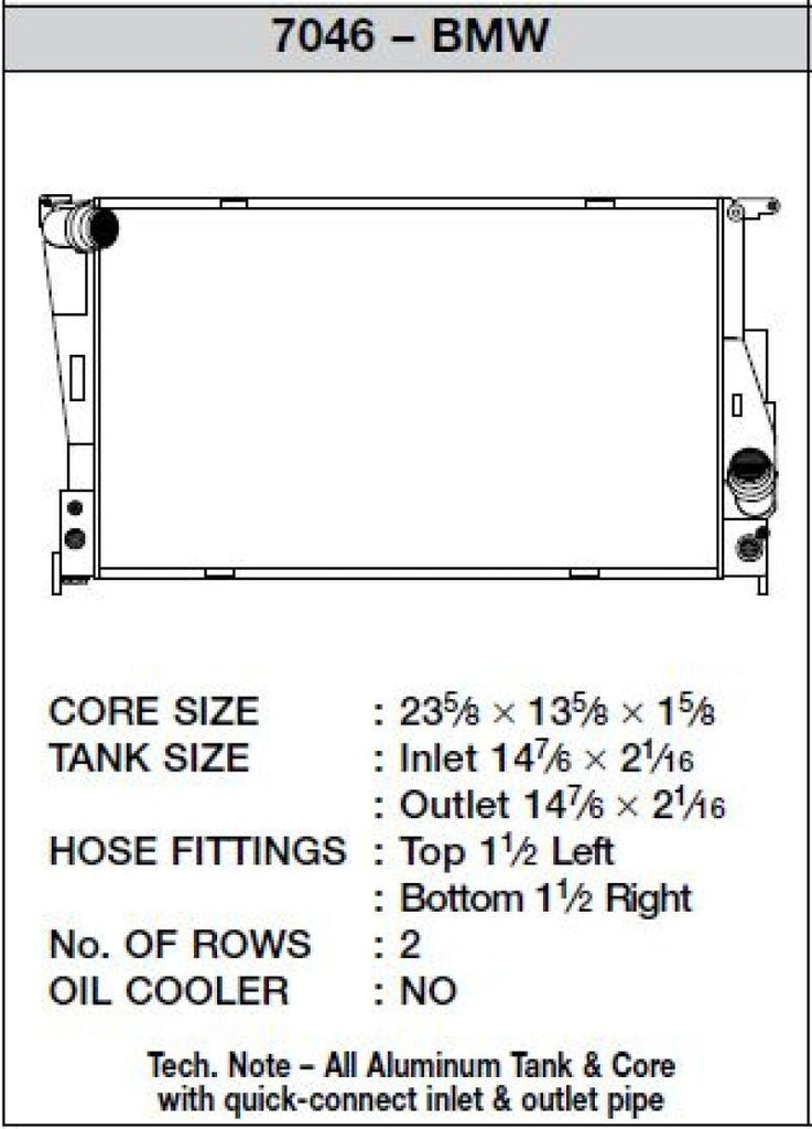 CSF 2011+ BMW 1 Series M / 07-11 BMW 335i / 2009+ BMW Z4 sDrive30i/Z4 sDrive35i (A/T Only) Radiator - Corvette Realm