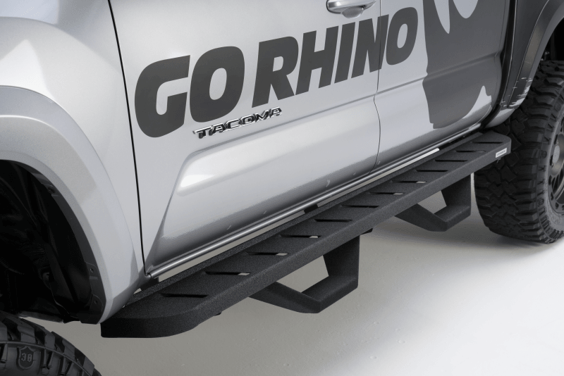 Go Rhino 15-20 Ford F-150 RB10 Complete Kit w/RB10 + Brkts + 2 RB10 Drop Steps - Corvette Realm